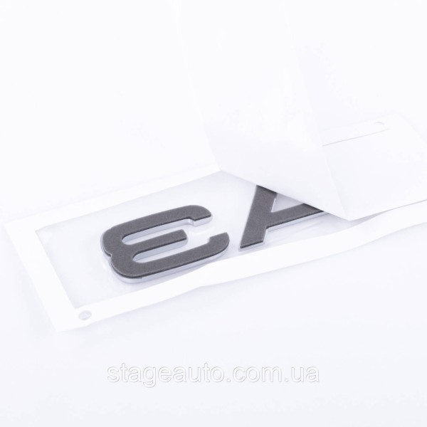 A3 Audi Chrome Emblem Sticker for Trunk Lid