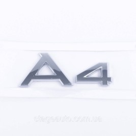 A4 Audi Chrome Emblem Sticker for Trunk Lid