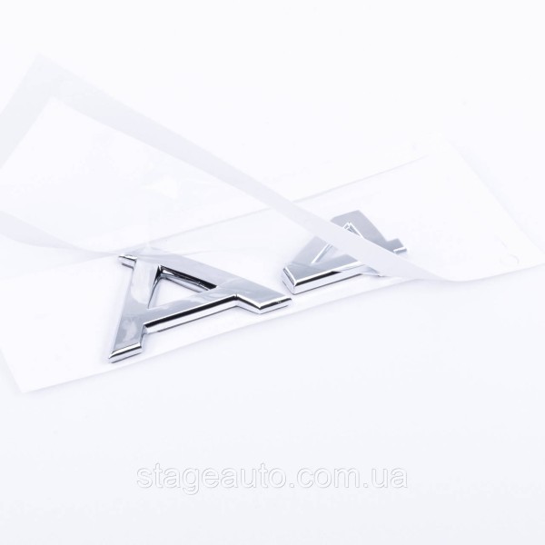 A4 Audi Chrome Emblem Sticker for Trunk Lid
