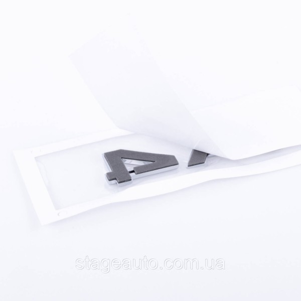 A4 Audi Chrome Emblem Sticker for Trunk Lid