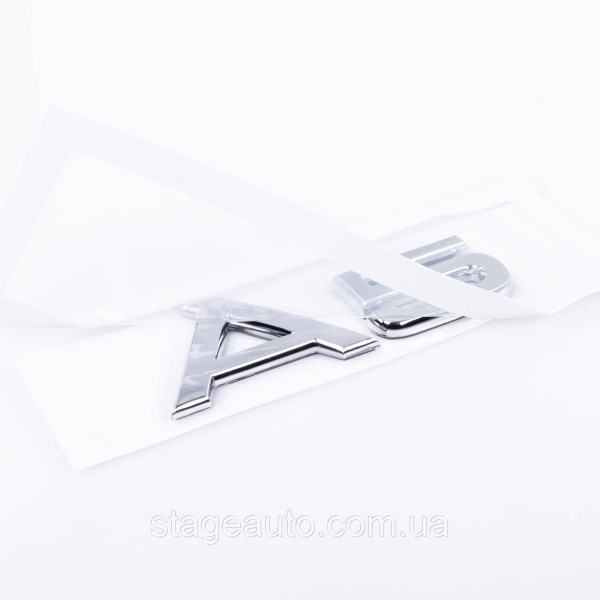 A5 Audi Chrome Emblem Sticker for Trunk Lid