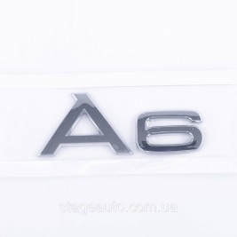 A6 Audi Chrome Emblem Sticker for Trunk Lid