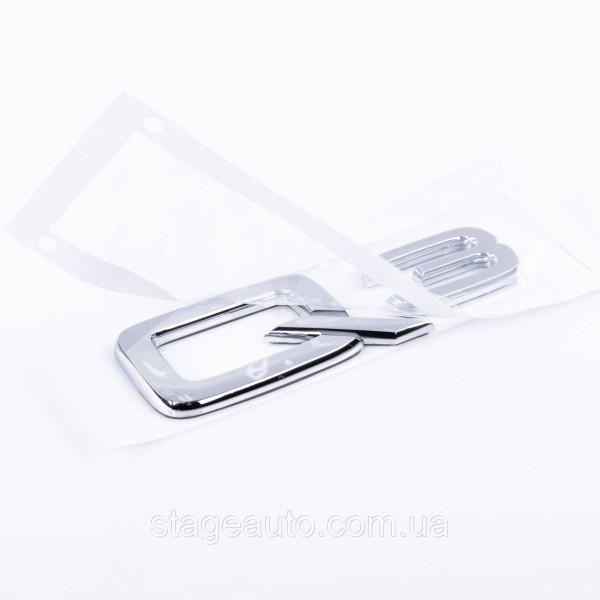 Emblem sticker Q3 Audi Audi Chrome on the trunk lid