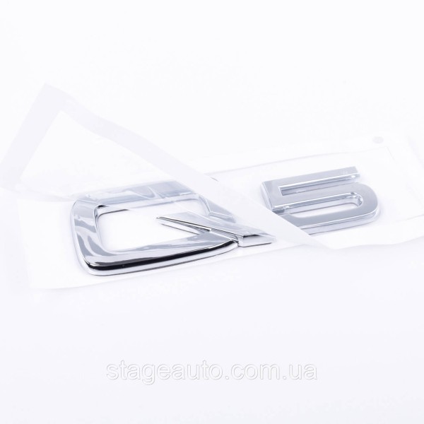 Emblem sticker Q5 Audi Audi Chrome on the trunk lid