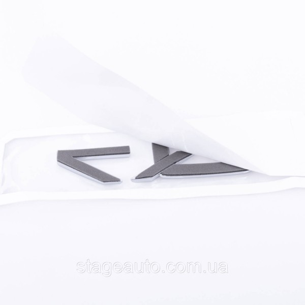 Emblem sticker Q7 Audi Audi Chrome on the trunk lid