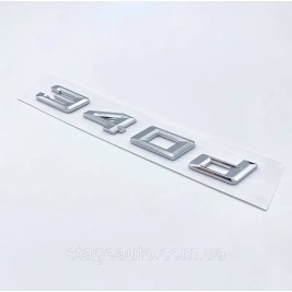 Plate Inscription BMW Trunk BMW 340d, 340D, E30, E36, E46, E90, E91, E92, E93, F30, G20