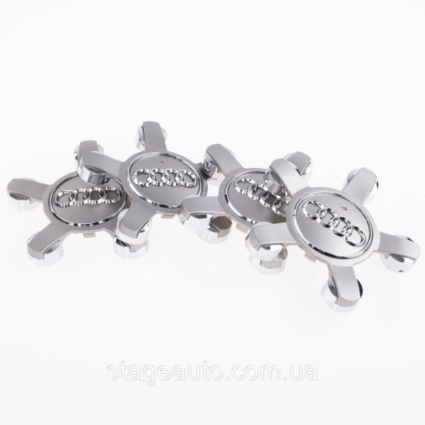 Caps plugs stars for alloy wheels Audi Audi 135 mm Gray 8R0601165 set