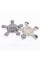 Caps plugs stars for alloy wheels Audi Audi 135 mm Gray 8R0601165 set