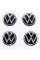 Ковпачки заглушки на литі диски Фольсваген VW 66мм 5H0 601171
