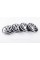 Caps plugs for alloy wheels VW Volkswagen 65 mm black, chrome logo 5G0601171 set
