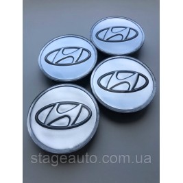 Caps plugs for original alloy wheels HYUNDAI Hyundai, 60 mm Silver 52960-38300