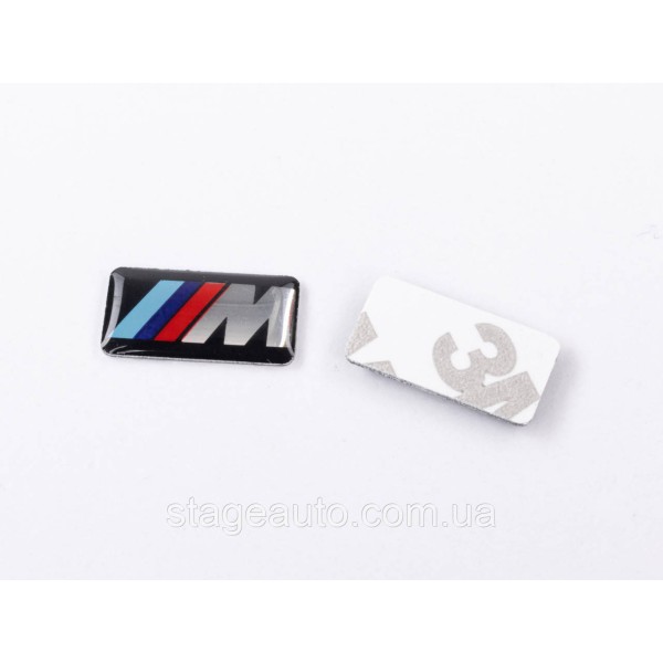 BMW M emblem for M wheels, self-adhesive 4 pcs