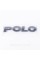 Emblem sticker on the trunk lid POLO Volkswagen POLO 13 x 2.3 cm Chrome