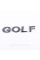 Emblem sticker for trunk lid GOLF Volkswagen GOLF 12.2 x 2.3 cm Chrome