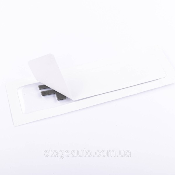 Emblem sticker for trunk lid GOLF Volkswagen GOLF 12.2 x 2.3 cm Chrome