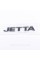 Emblem sticker on the trunk lid JETTA Volkswagen JETTA 13.2 x 2.3 cm Chrome