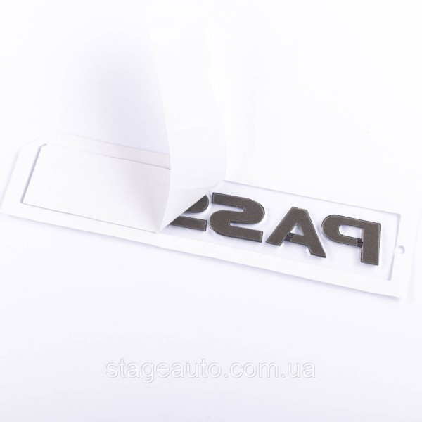 Emblem sticker on the trunk lid PASSAT Volkswagen PASSAT 19 x 2.3 cm Chrome