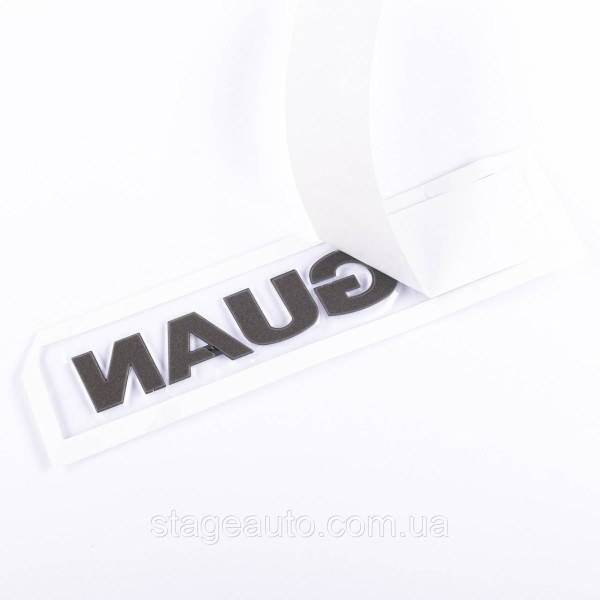 Emblem sticker for TIGUAN trunk lid Volkswagen TIGUAN 18 x 2.3 cm Chrome