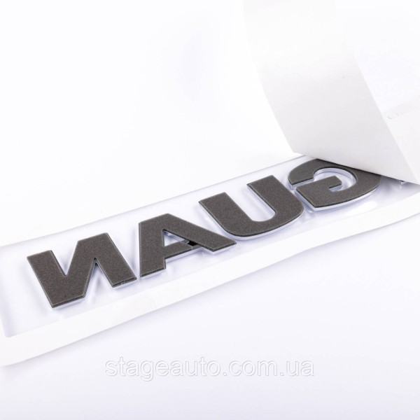 Emblem sticker for TIGUAN trunk lid Volkswagen TIGUAN 18 x 2.3 cm Chrome