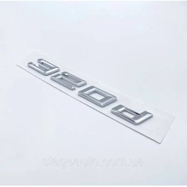 Plate Inscription Trunk BMW 320d, 320D, E30, E36, E46, E90, E91, E92, E93, F30, G20