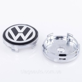 Caps plugs for alloy wheels VW Volkswagen Volkswagen 60 mm Chrome