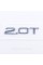 Trunk nameplate, trunk inscription Audi, Audi 2.0T, A3, A4, A5, A6, A7, A8, Q3, Q5, Q7, 2.0T