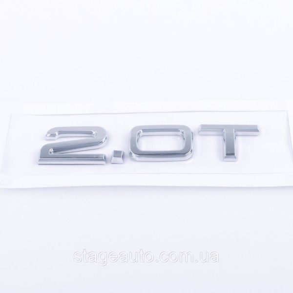 Trunk nameplate, trunk inscription Audi, Audi 2.0T, A3, A4, A5, A6, A7, A8, Q3, Q5, Q7, 2.0T