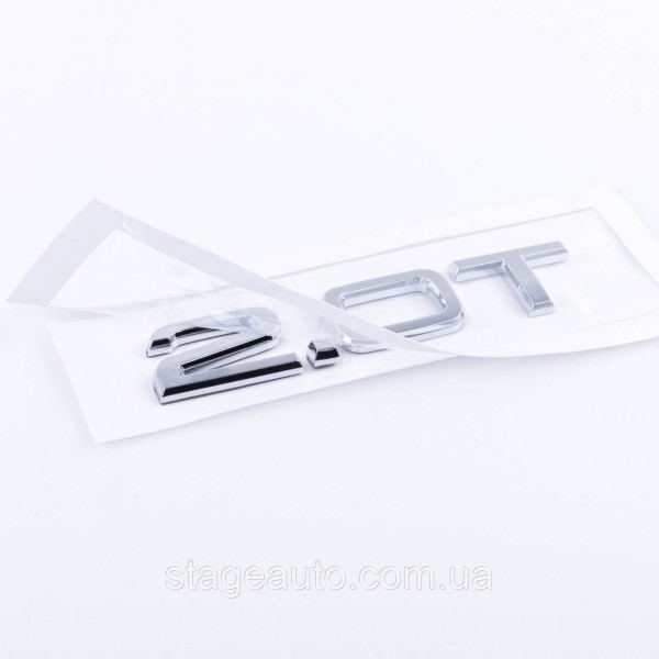 Trunk nameplate, trunk inscription Audi, Audi 2.0T, A3, A4, A5, A6, A7, A8, Q3, Q5, Q7, 2.0T