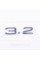 Trunk nameplate, trunk inscription Audi, Audi 3.2, A3, A4, A5, A6, A7, A8, Q3, Q5, Q7