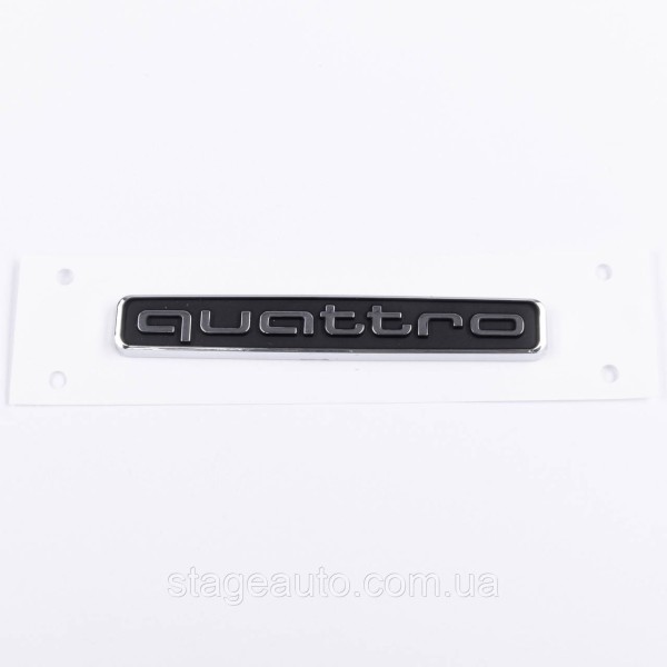 Trunk nameplate inscription on the trunk of Audi, Audi Quattro, Quattro, A3, A4, A5, A6, A7, A8, Q3, Q5, Q7,