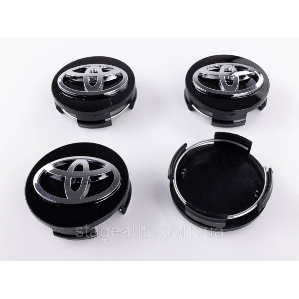 Caps plugs for alloy wheels TOYOTA Toyota, 62 mm Black 42603-12730