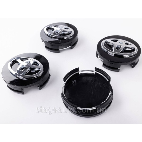 Caps plugs for alloy wheels TOYOTA Toyota, 62 mm Black 42603-12730