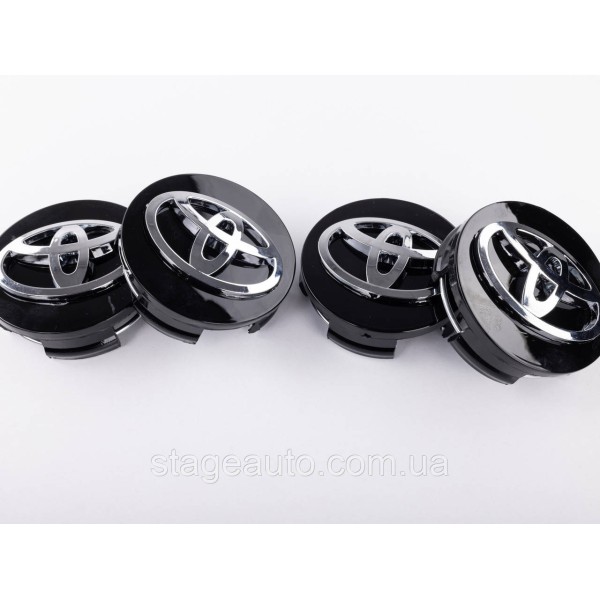 Caps plugs for alloy wheels TOYOTA Toyota, 62 mm Black 42603-12730