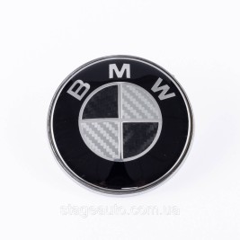 Емблема БМВ значок на багажник BMW 74мм 51148132375 E82 E90 E93 E85
