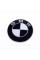 БМВ емблема BMW 74 мм чорно-біла E46 E39 E90 F30 F32 G30 G20 Значок на капот багажник