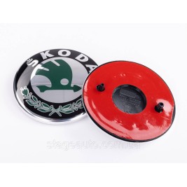 Emblem badge on the hood, trunk Skoda Skoda 79mm, Octavia tour, Octavia A5, Fabia 1, Fabia 2