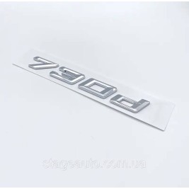 Шильдик BMW, Напис Багажника BMW 730d, 730D, E32, E38, E65, E66, F01, F02, G11, G12