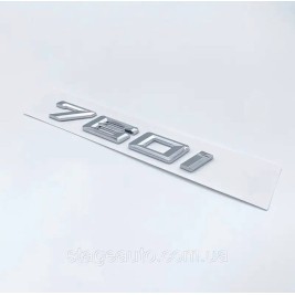 Шильдик BMW, Напис Багажника BMW 760i, 760I, E32, E38, E65, E66, F01, F02, G11, G12