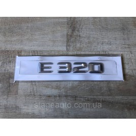 Nameplate Trunk Inscription Mercedes Benz E320, W124, W210, W21, W212, E320