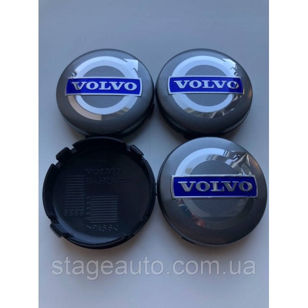 Ковпачки Заглушки Для Дисків Вольво Volvo 64мм, 30748052, S40, S60, S70, S80, S90, V40, V50, V60, V70, XC60,