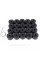 VW Volkswagen Bolt Caps 17mm, VAG. Set of 20 pcs 1K06011739B9, Nut Caps