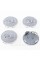 Caps plugs for alloy wheels HYUNDAI Hyundai 60 mm Silver, chrome 52960-3K250