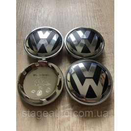 Ковпачки заглушки на литі диски Фольсваген VW 65мм, 3B7 601171