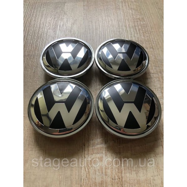 Ковпачки заглушки на литі диски Фольсваген VW 65мм, 3B7 601171