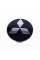 Ковпачки заглушки в литі диски MITSUBISHI Міцубісі 60 мм Чорний, хром