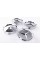 Caps plugs for alloy wheels Mercedes-Benz Mercedes 75 mm OLD Chromed