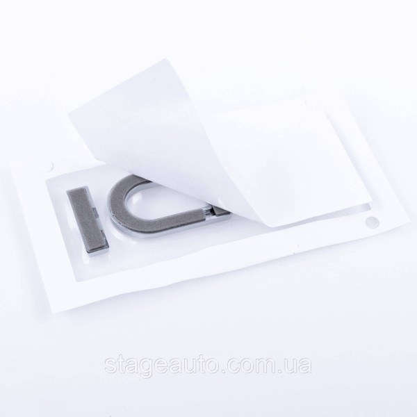 Emblem, nameplate, sticker inscription TDI in chrome color, for the trunk lid Audi Audi