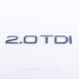 Audi trunk sign, Audi trunk inscription, Audi 2.0TDI, A3, A4, A5, A6, A7, A8, Q3, Q5, Q7, 2.0TDI