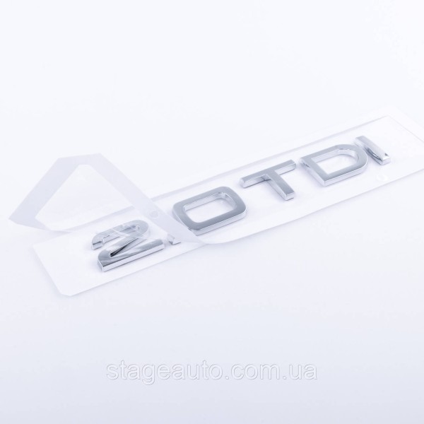 Шильдик на багажник Audi, напис на багажник Audi, Audi 2.0TDI, A3, A4, A5, A6, A7, A8, Q3, Q5, Q7, 2.0TDI
