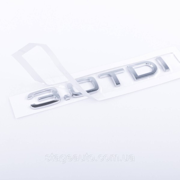 Audi trunk sign, Audi trunk inscription, Audi 3.0TDI, A3, A4, A5, A6, A7, A8, Q3, Q5, Q7, 3.0TDI